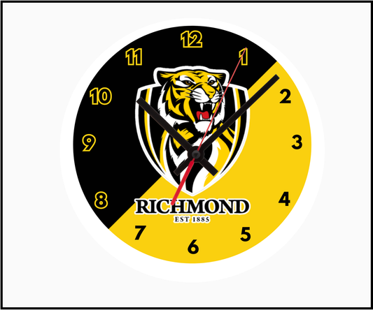 Richmond Tigers Clock (Round 001)