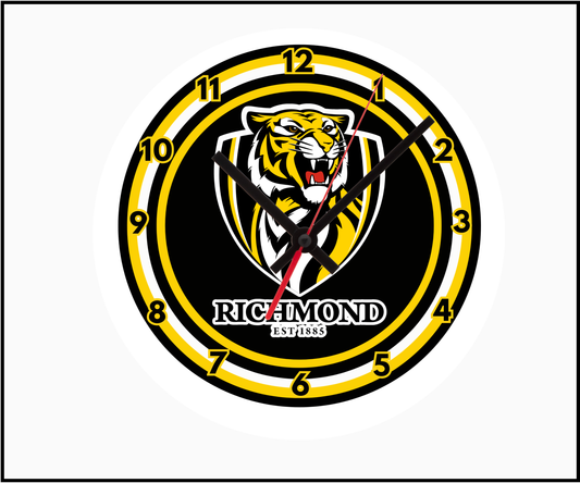 Richmond Tigers Clock (Round 002)