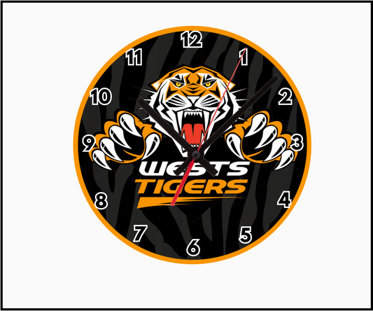 West Tigers Clock (Round 002)
