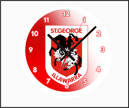 St George Dragons Clock (Round 001)