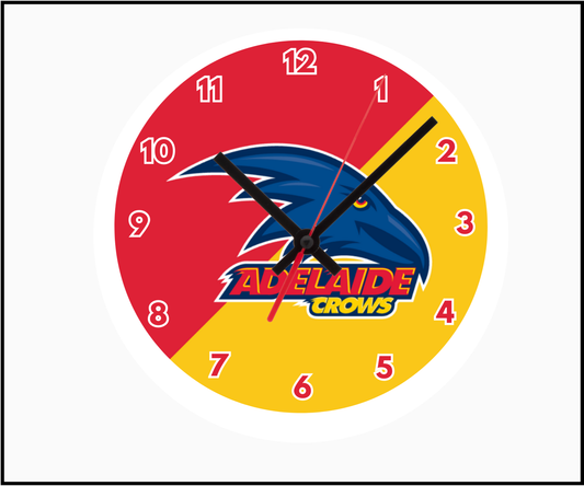 Adelaide Crows Clock (Round 002)