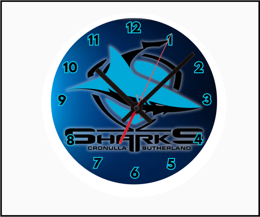 Cronulla Sharks Clock (Round 001)