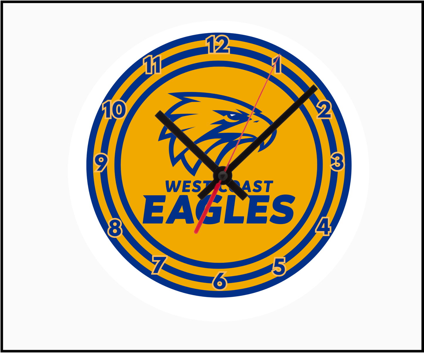 West Coast Eagles Clock (Round 001)