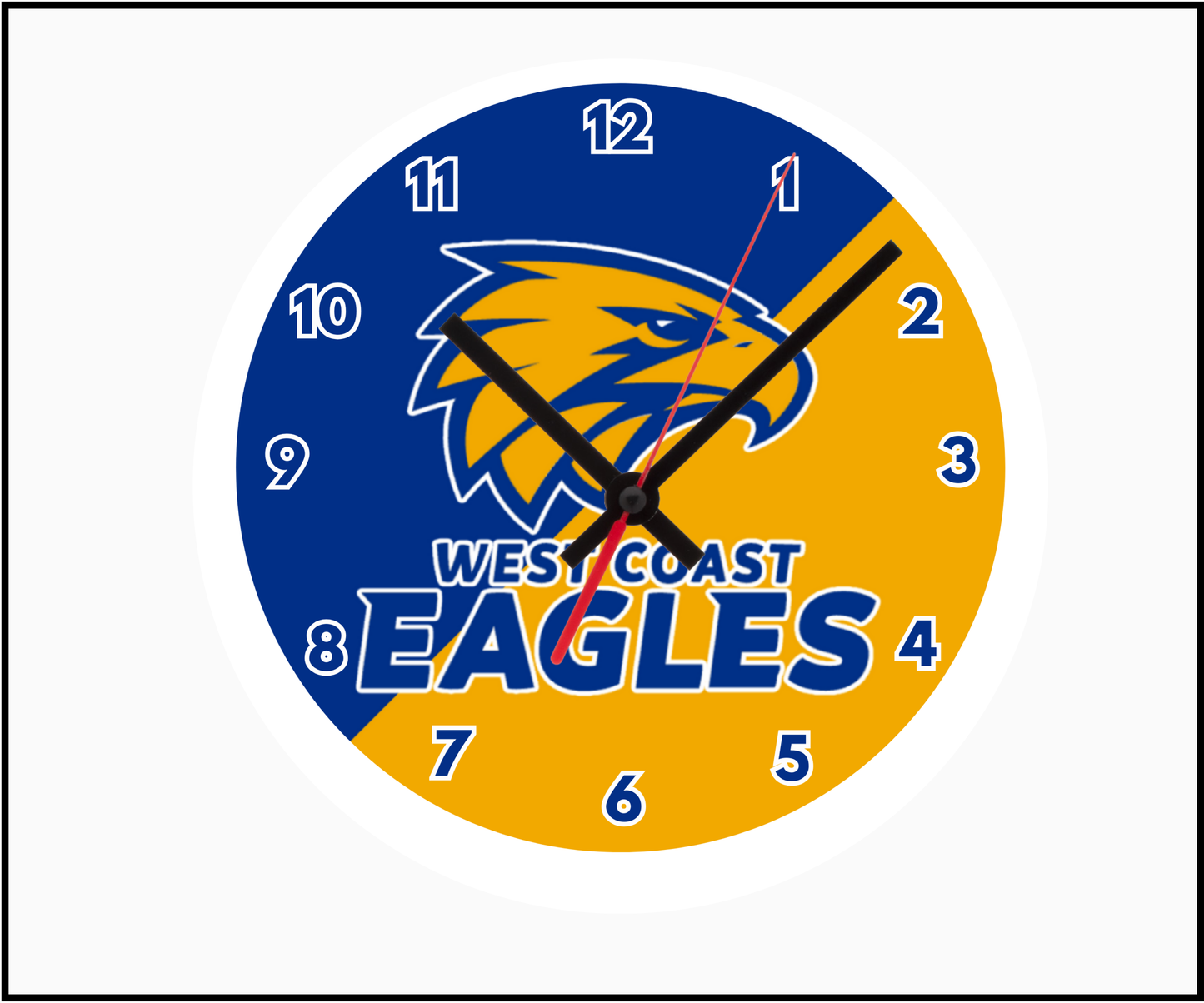 West Coast Eagles Clock (Round 002)