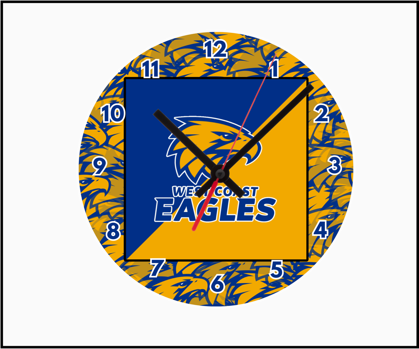 West Coast Eagles Clock (Round 003)