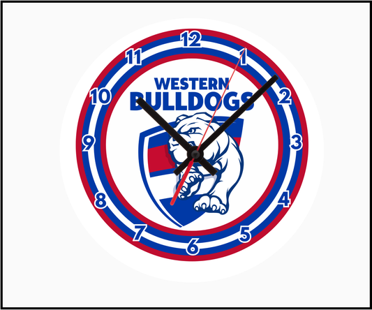Western Bulldogs Clock (Round 001)