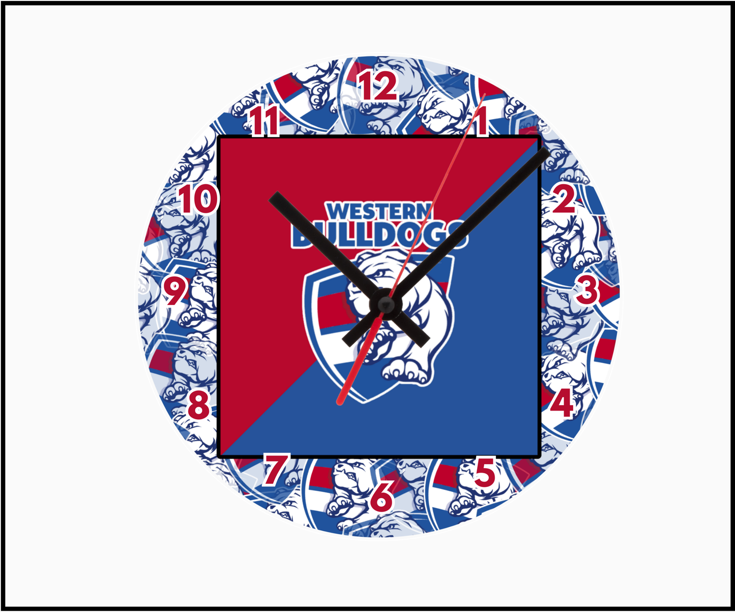 Western Bulldogs Clock (Round 003)
