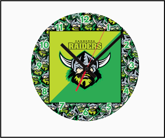 Canberra Raiders Clock (Round 004)