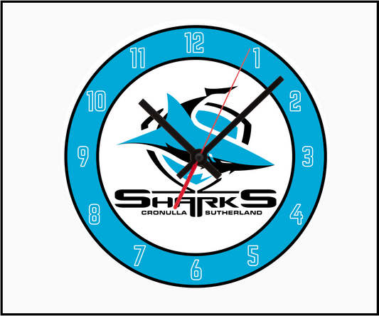 Cronulla Sharks Clock (Round 002)