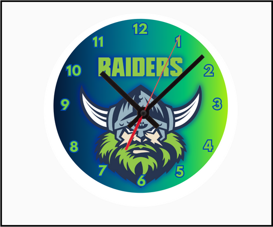 Canberra Raiders Clock (Round 001)