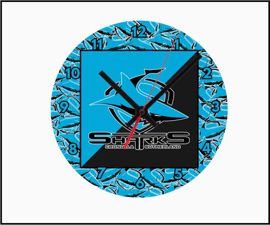 Cronulla Sharks Clock (Round 004)