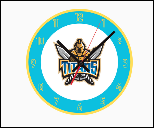 Gold Coast Titans Clock (Round 002)