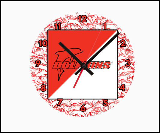 Dolphins Clock (Round 004)