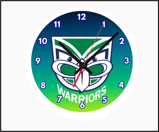 New Zealand Warriors Clock (Round 001)