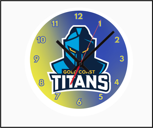 Gold Coast Titans Clock (Round 001)