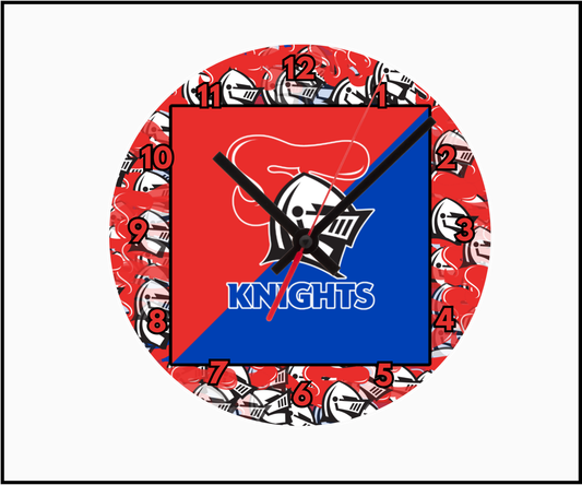 Newcastle Knights Clock (Round 004)