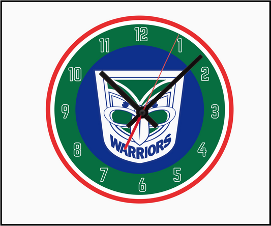 New Zealand Warriors Clock (Round 002)
