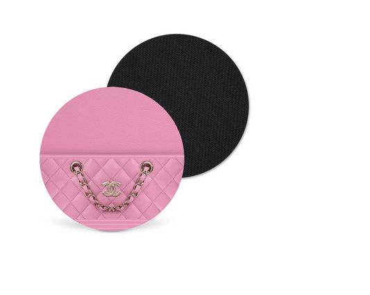 Chanel Inspired Neoprene Drink Coaster x2 (001)