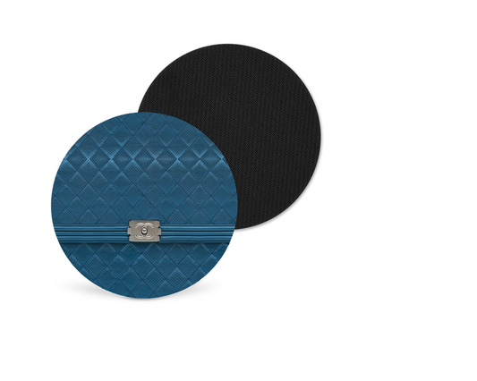 Chanel Inspired Neoprene Drink Coaster x2 (004)