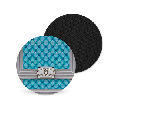 Chanel Inspired Neoprene Drink Coaster x2 (006)