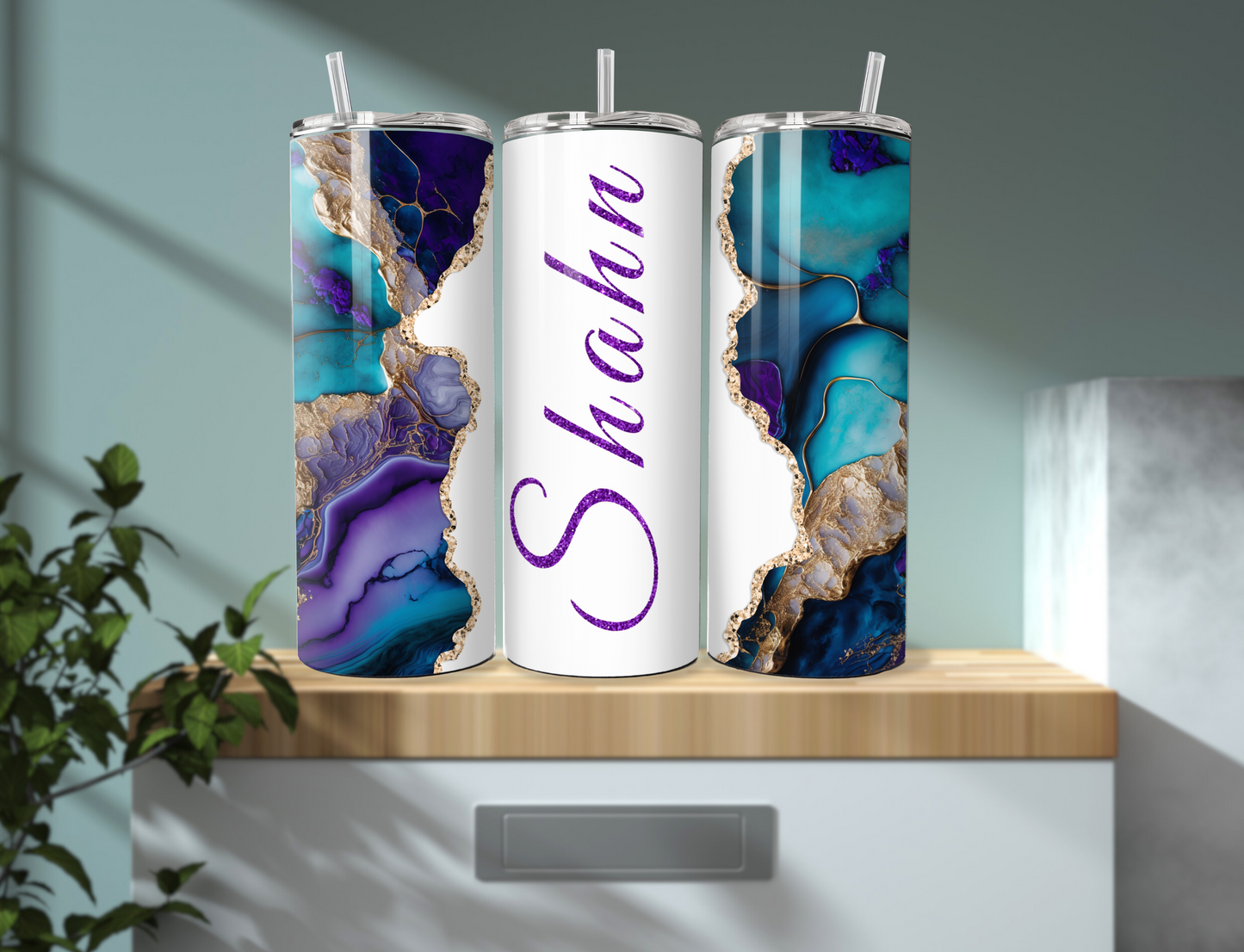 Scripture Geode Tumbler