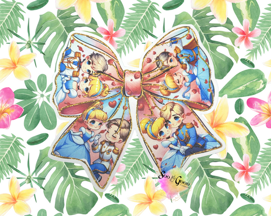 Princess Bow (Cinderella) Cardstock Car Freshie