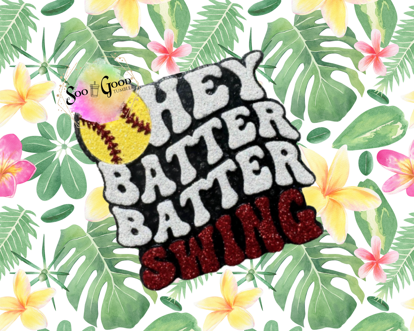 Hey Batter Batter Swing Blinged Car Freshie