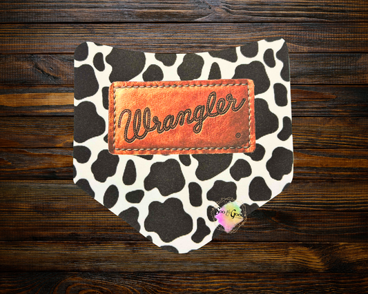 Animal Print Wrangler Pocket Cardstock Car Freshie (Style 9)