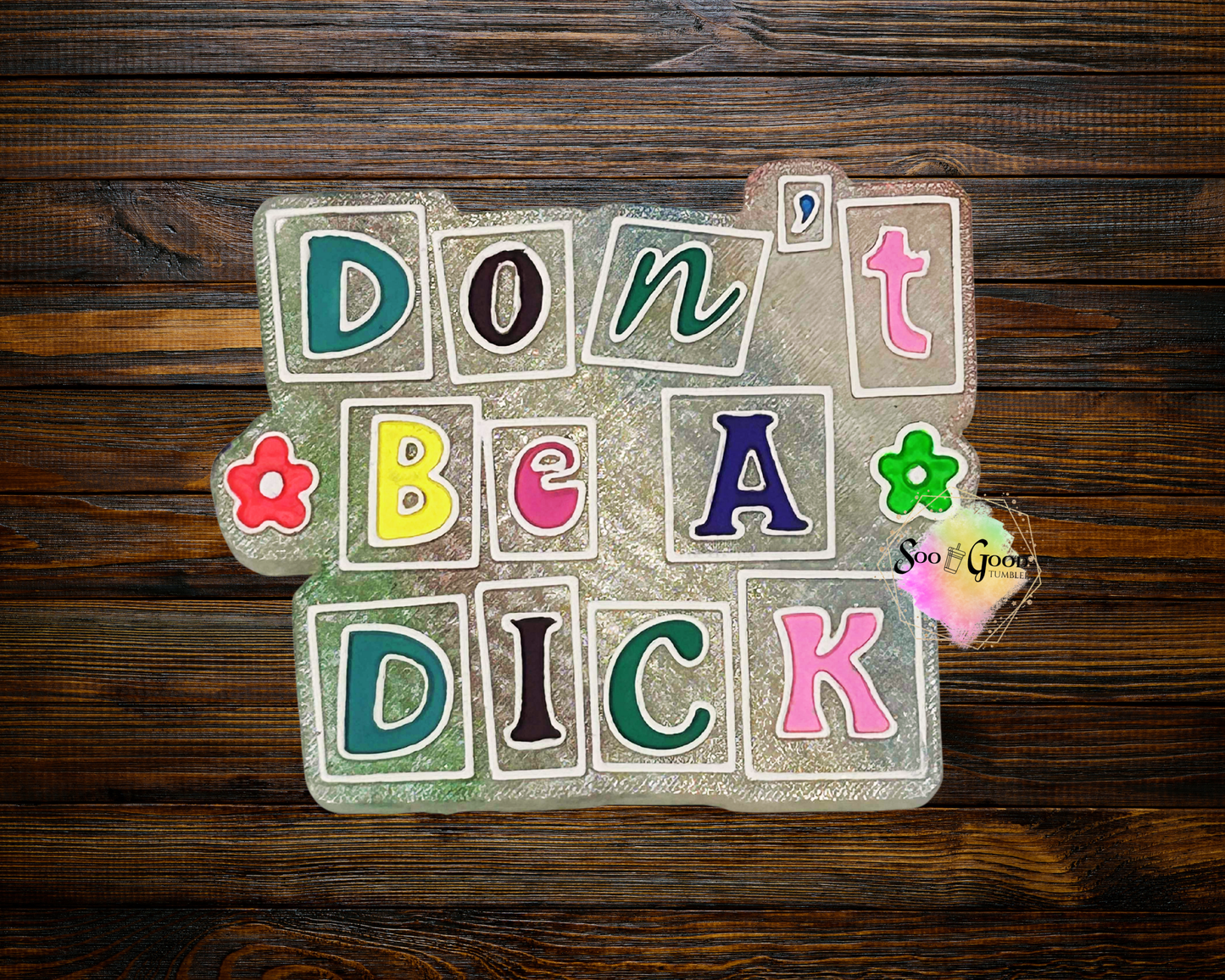 Don't Be A Dick Car Air Freshener (Champagne Strawberries Scent)