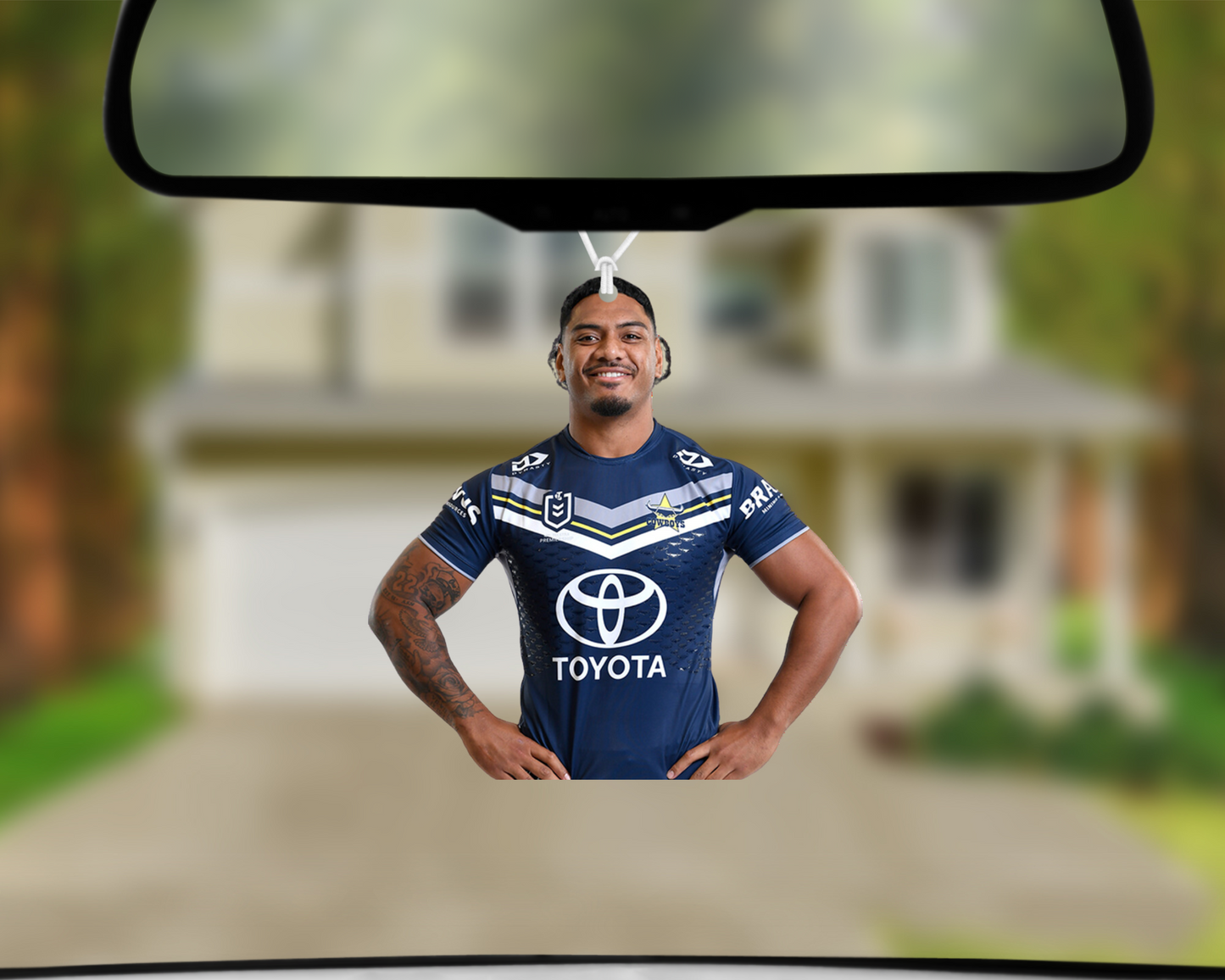 Team Photo -Thomas Mikaele Car Air Freshener