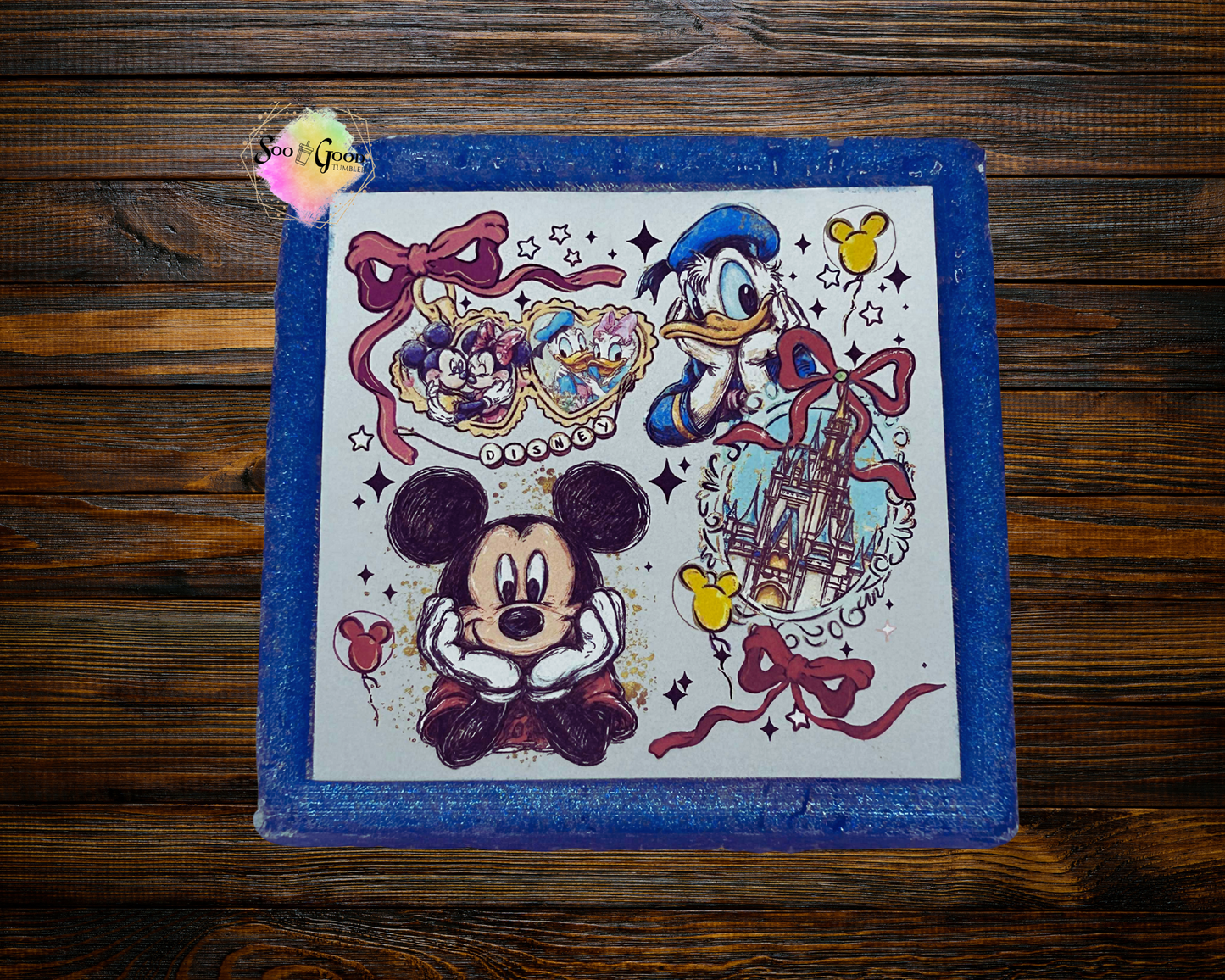 MI CK EY Polaroids Cardstock Car Freshie