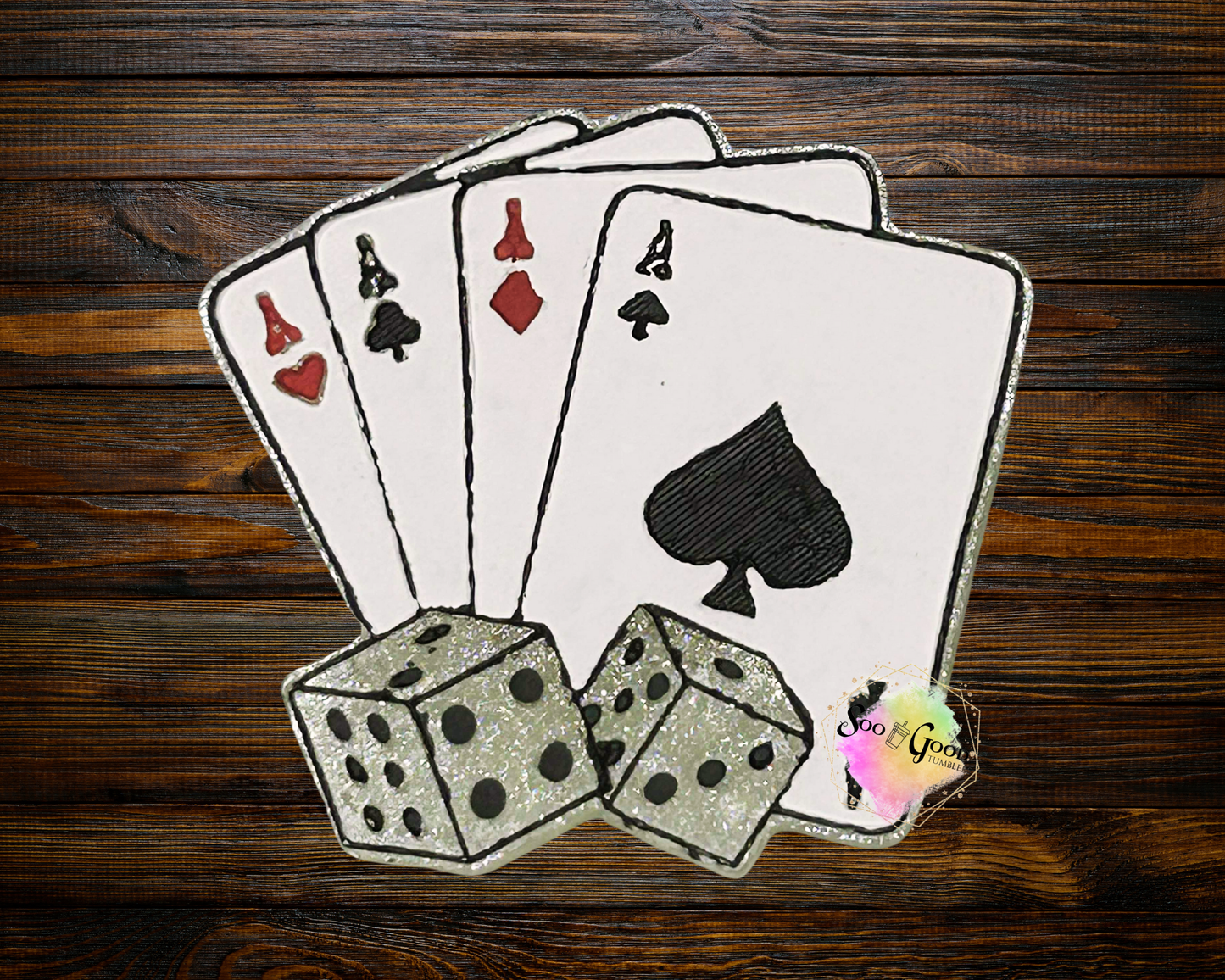 Dice & Aces Car Air Freshener (Strawberries & Cream Scent)