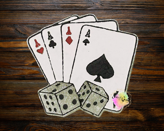 Dice & Aces Car Air Freshener (Strawberries & Cream Scent)