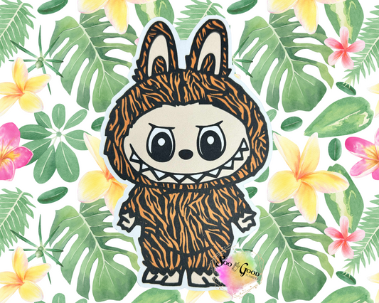 Standing Labubu (Style 11) Cardstock Car Freshie