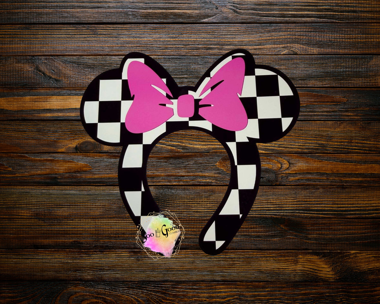 Ears & Bow Cardstock Car Freshie (Style 2)