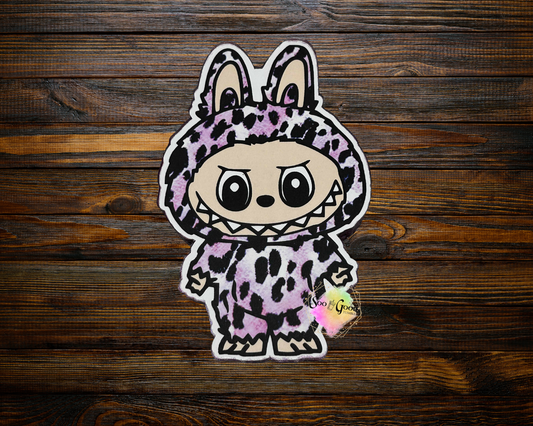 Standing Labubu Car Air Freshener (Pink Sugar Scent)