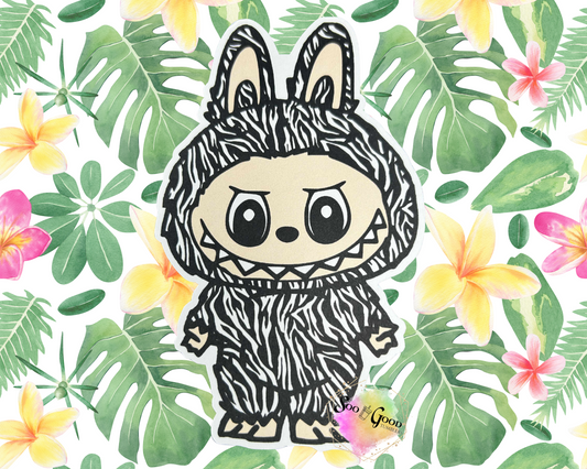 Standing Labubu (Style 12) Cardstock Car Freshie