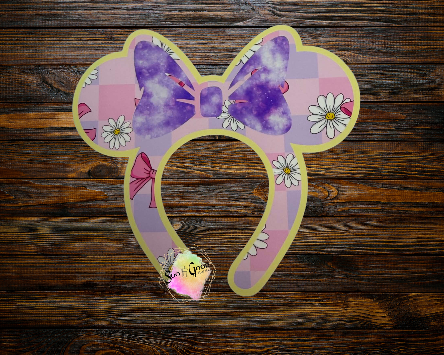 Ears & Bow Cardstock Car Freshie (Style 4)