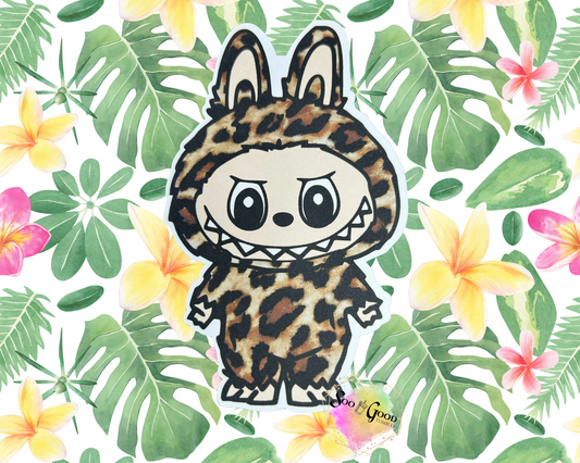 Standing Labubu (Style 14) Cardstock Car Freshie