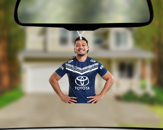 Team Photo - Jeremiah Nanai Car Air Freshener