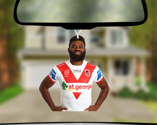 Team Photo - Mikaele Ravalawa Car Air Freshener