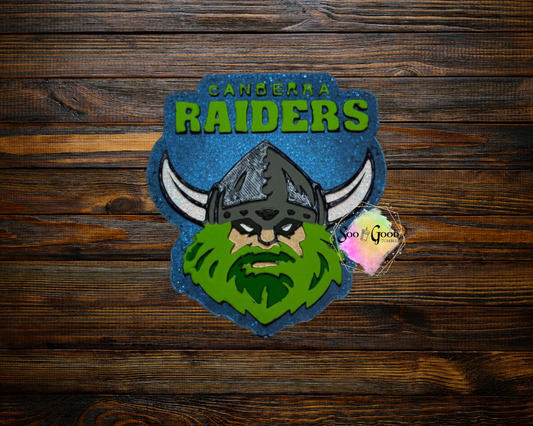 Canberra Raiders Blinged/Painted Car Freshie