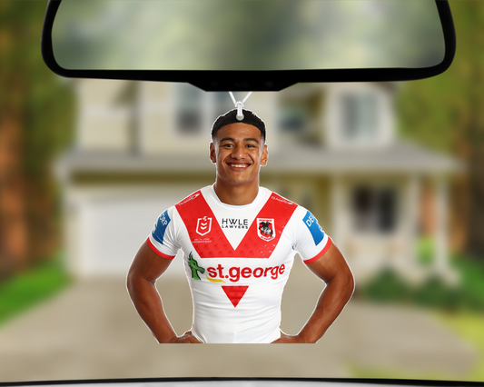 Team Photo - Sione Finau Car Air Freshener