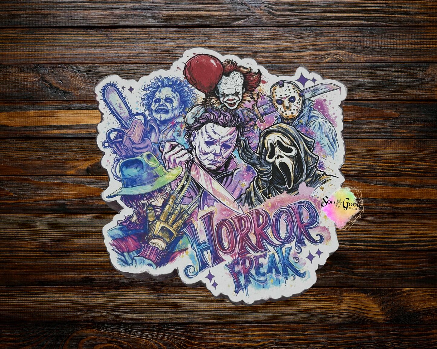 Horror Freaks Cardstock Car Freshie