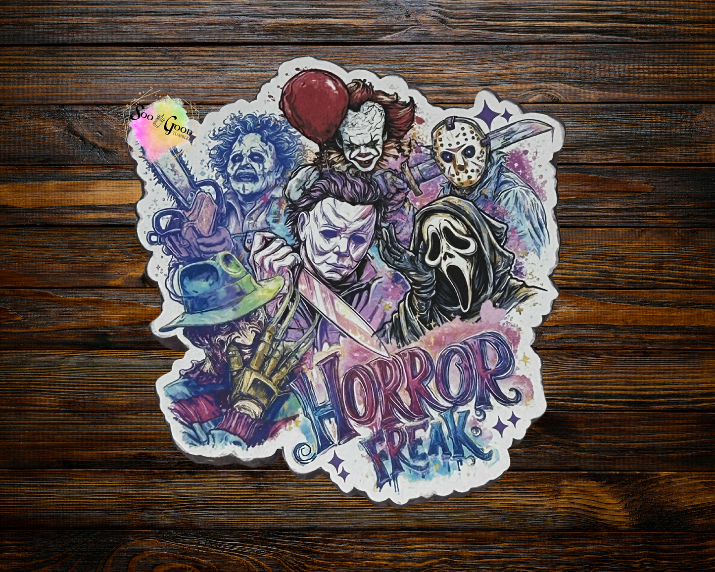 Horror Freaks Cardstock Car Freshie