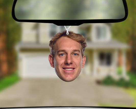 Big Head - Zac Hosking Car Air Freshener