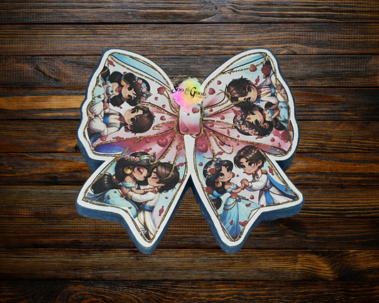 Princess Bow Car Air Freshener (French Vanilla Scent)