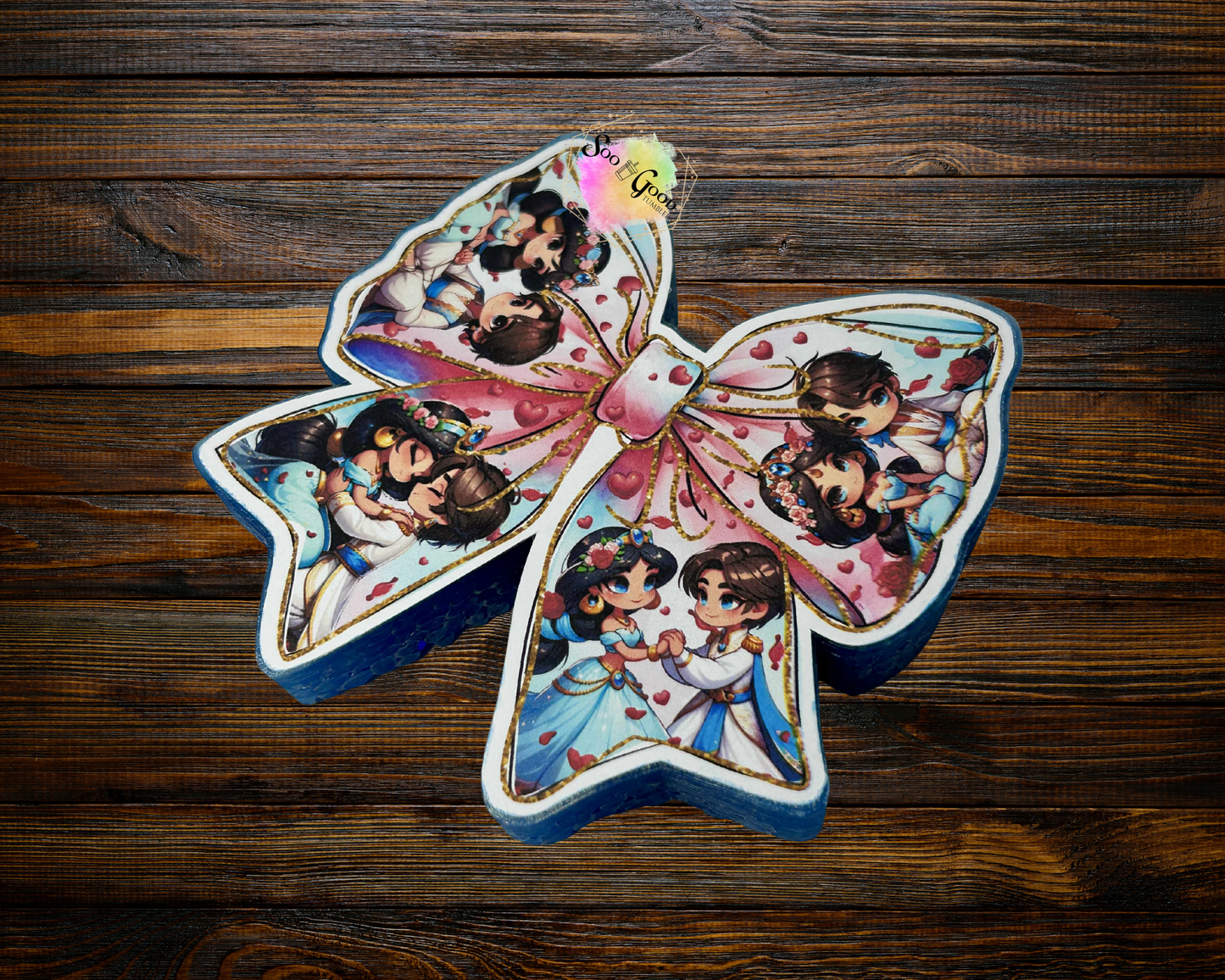 Princess Bow Cardstock Car Freshie (Style 1)