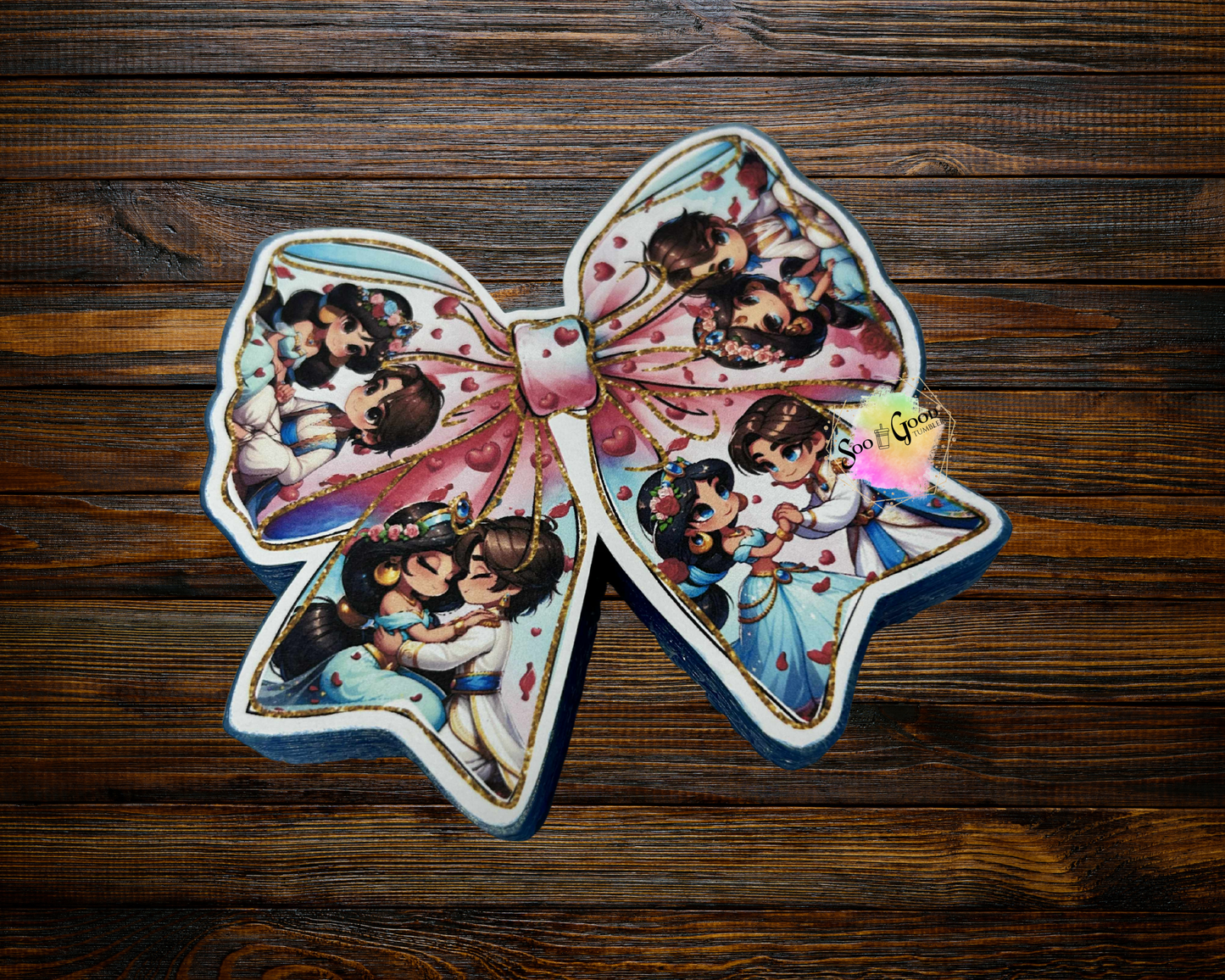 Princess Bow Cardstock Car Freshie (Style 1)