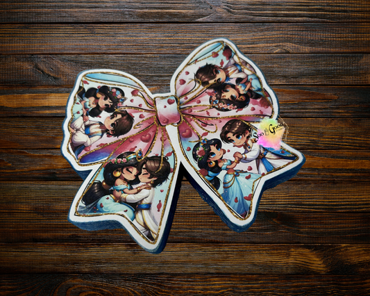 Princess Bow Cardstock Car Freshie (Style 1)